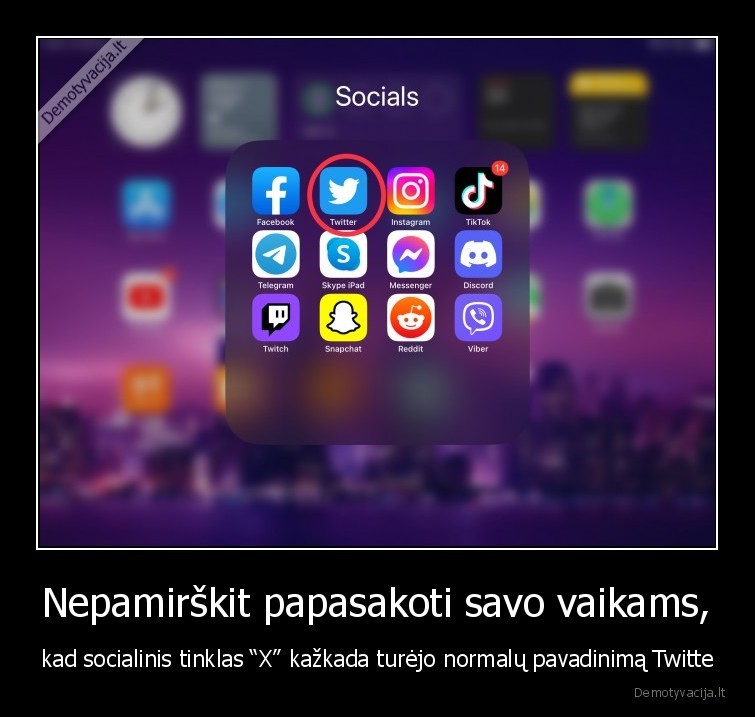 Nepamirškit papasakoti savo vaikams,