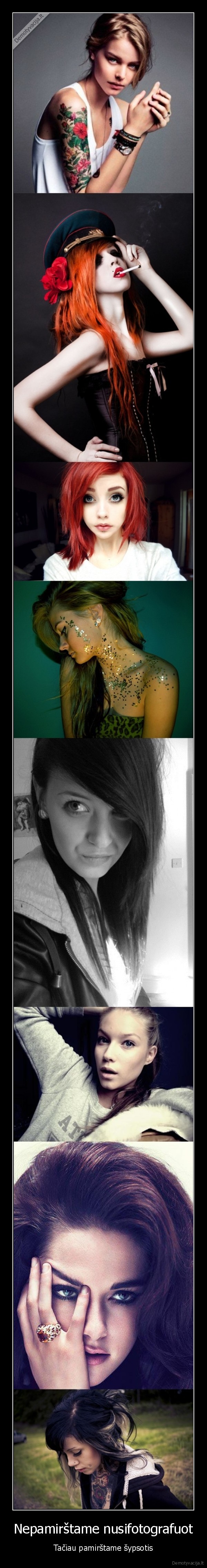 nepamirstame, nusifotografuot, pamirstame, sypsotis