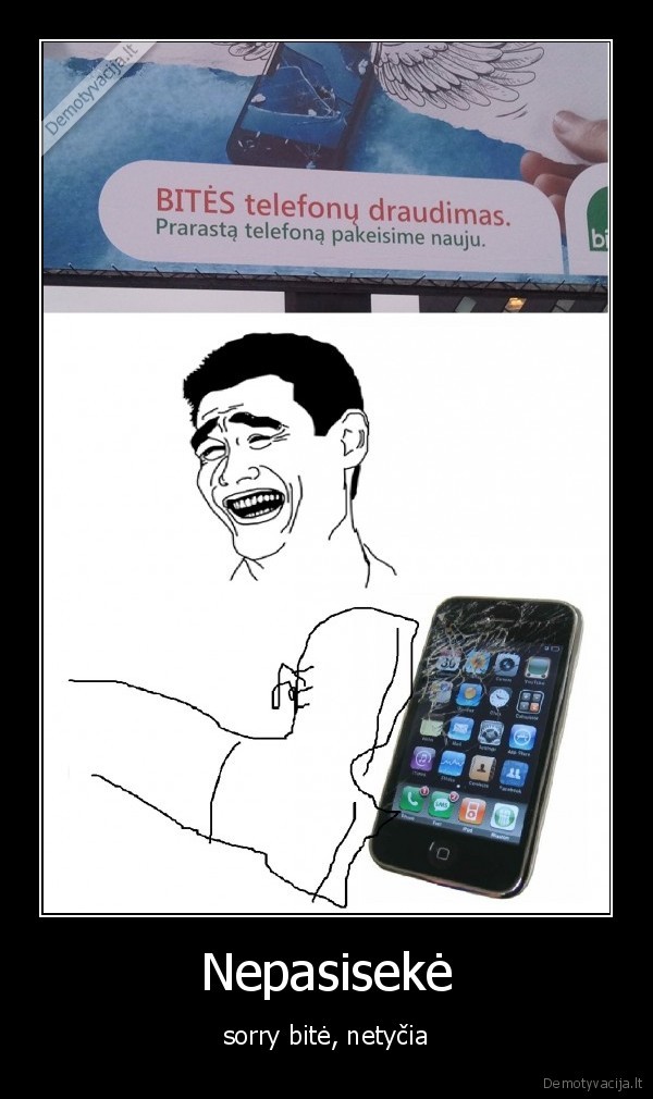 draudimas,mobilka,netycia,bite