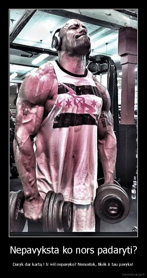 Nepavyksta ko nors padaryti?