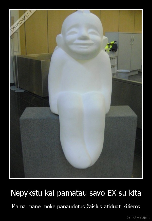 Nepykstu kai pamatau savo EX su kita