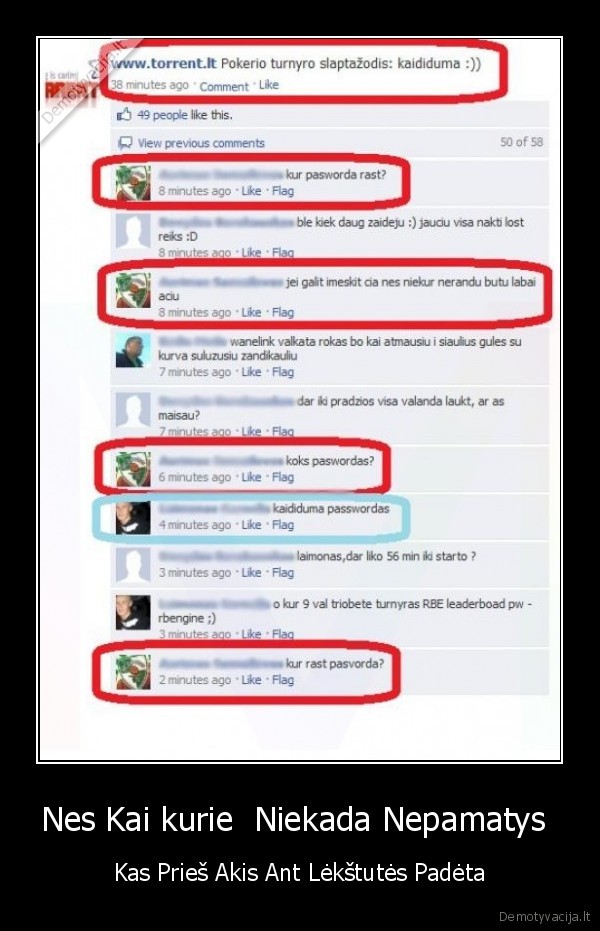 Nes Kai kurie  Niekada Nepamatys 