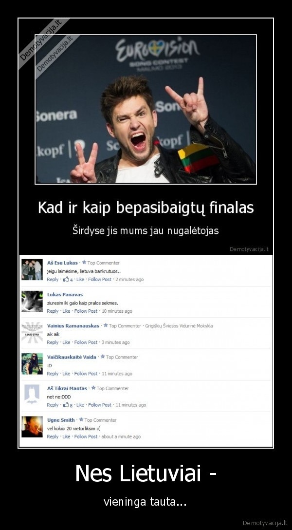 eurovizija,lietuva,lietuviai,eurovizija, 2013,vieninga, tauta