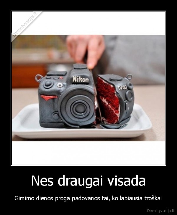 gyvenimas,draugai,dovana,gimtadienis,tortas,fotoaparatas