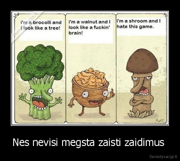 Nes nevisi megsta zaisti zaidimus 