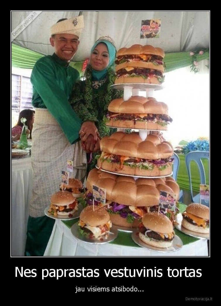 vestuves,tortas,burgeriai
