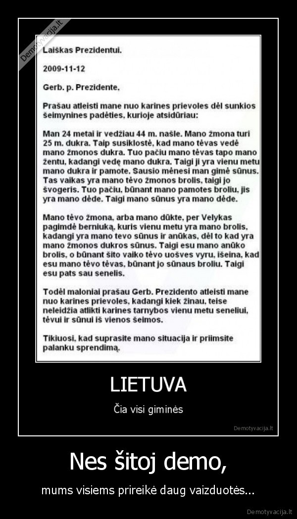 tevai,seneliai,anukai,pats, sau, seneles,wtf,as, senelis,jis, sneles, brolis