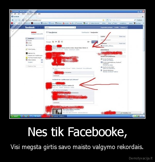 Nes tik Facebooke,