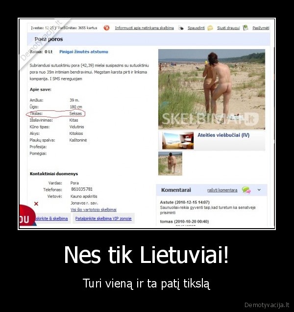 Nes tik Lietuviai!