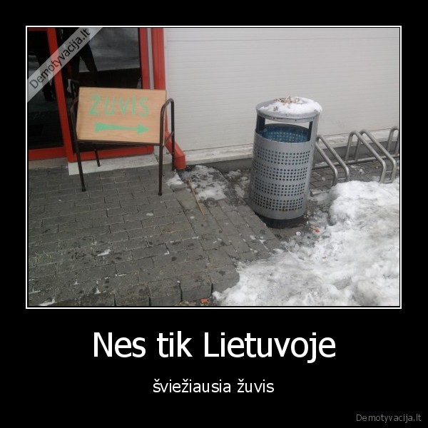 Nes tik Lietuvoje