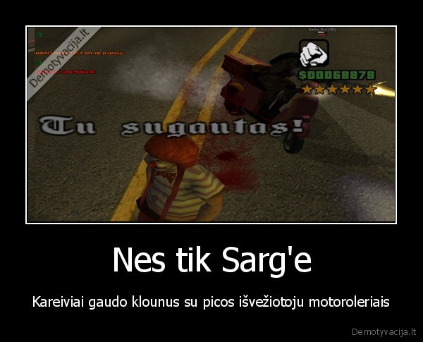sarg,armija,klounas,drive, by,sarg, best, server