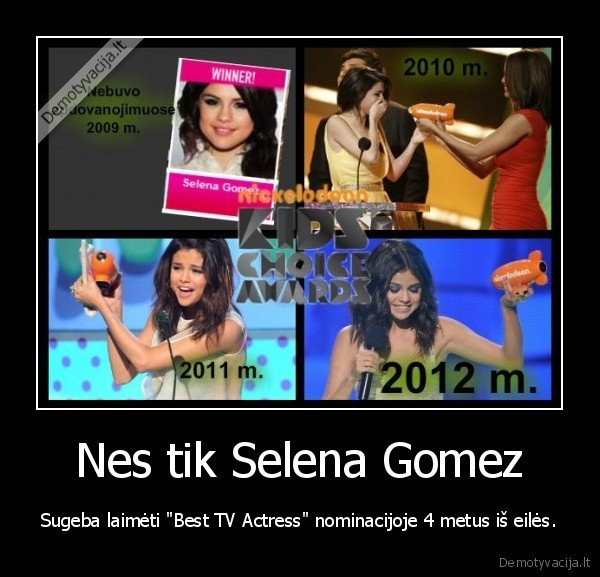 selena, gomez,kids, choice, awards,nominacija