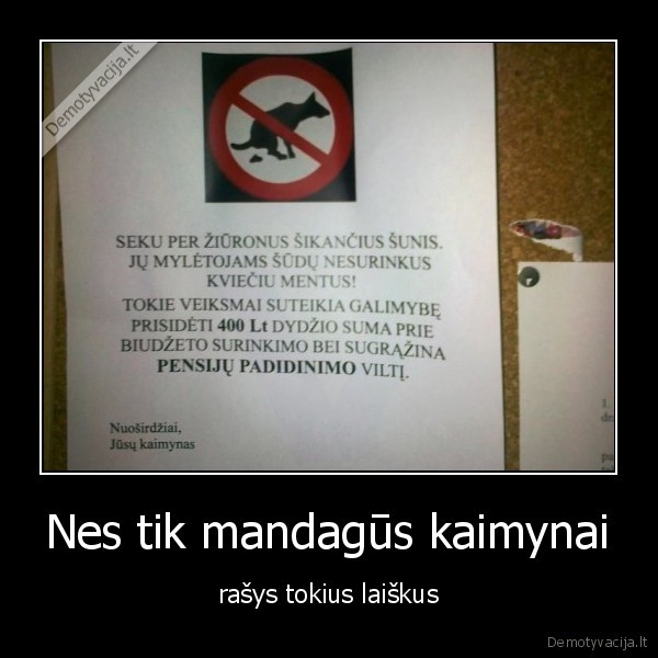 Nes tik mandagūs kaimynai