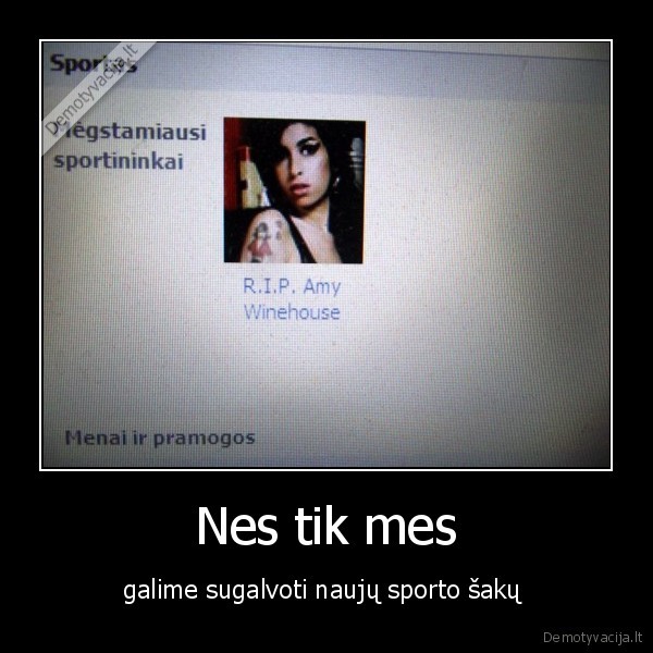 amy,mirtis,sportas,fb