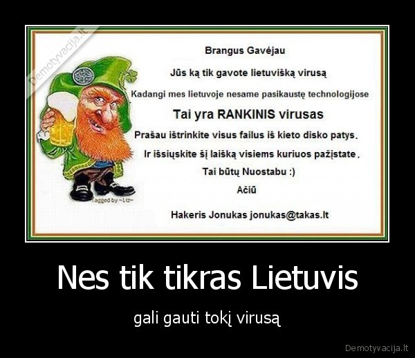 Nes tik tikras Lietuvis