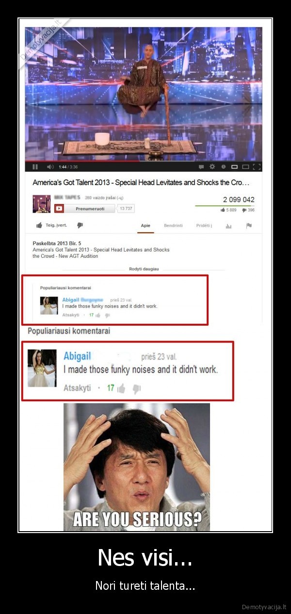 talentai, america, talentas