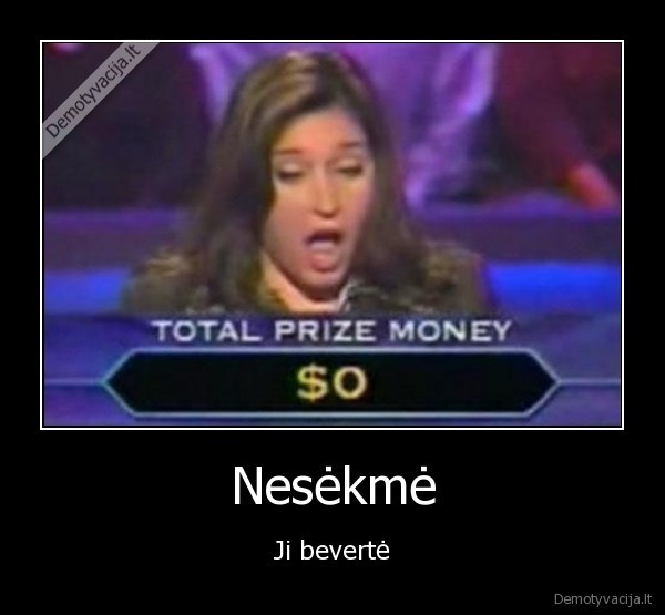 nesekme, fail, pinigai