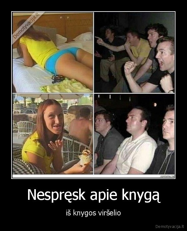 Nespręsk apie knygą