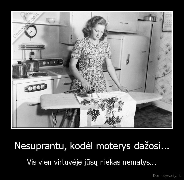 visi, zino, kad, moteru, vieta, virtuvej, nesuprantu, kodel, moterys, dazosi
