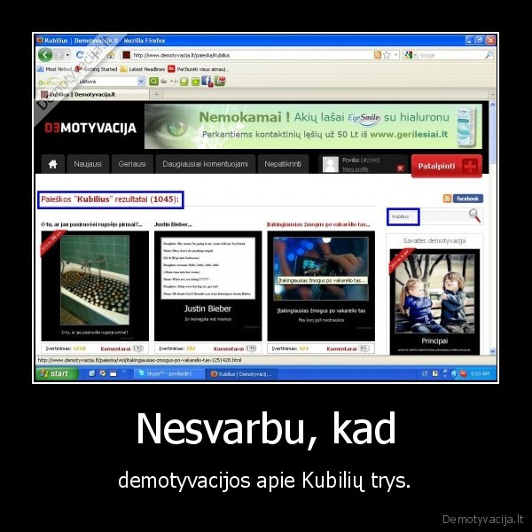 baikit, jus, kubiliuka, zymet