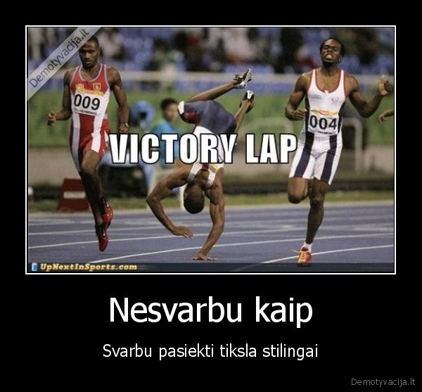Nesvarbu kaip