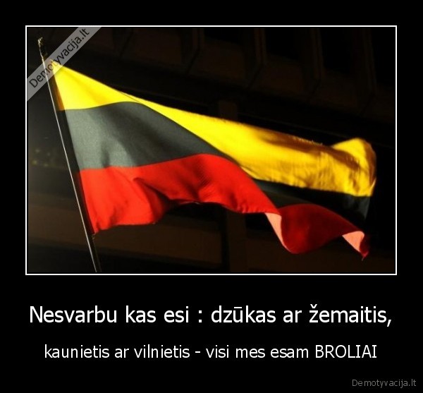 Nesvarbu kas esi : dzūkas ar žemaitis,