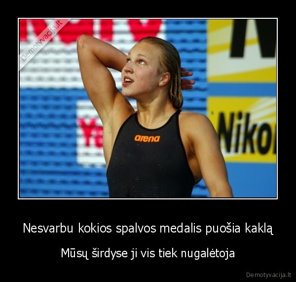ruta, meilutyte,plaukimas,sidabro, medalis