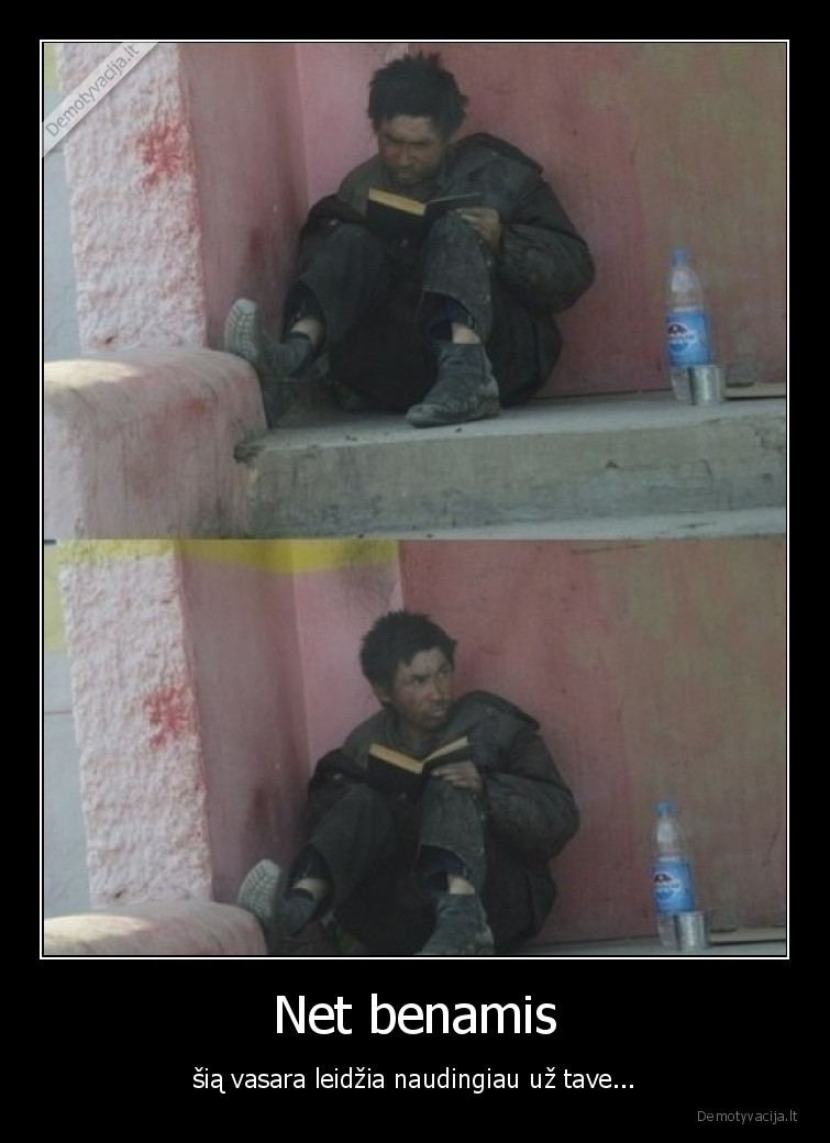 knygos,bomzas,benamis,naudingai,vasara