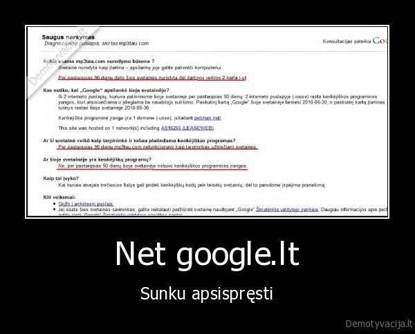 Net google.lt