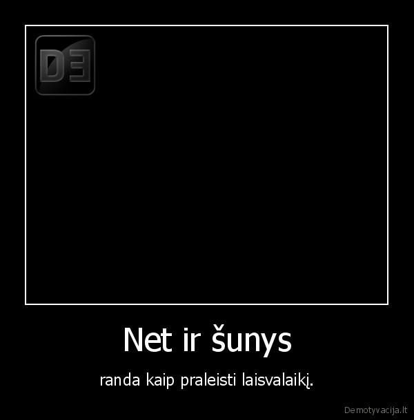 Net ir šunys