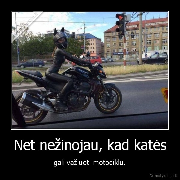 mergina,kate,motociklas