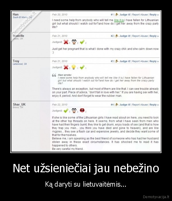 pasileidusios, lietuvaites,uzsienieciu, forumas