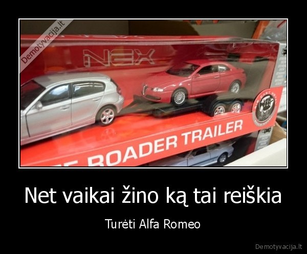 alfa, romeo, modeliukas,tralas