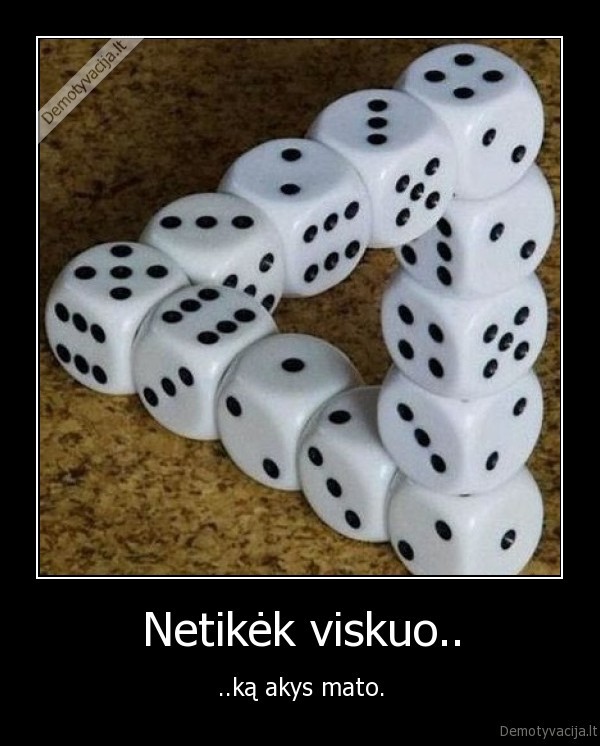 Netikėk viskuo..