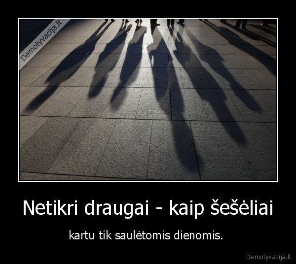 netikri, draugai