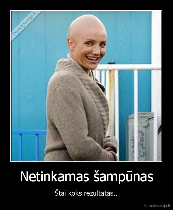 Netinkamas šampūnas