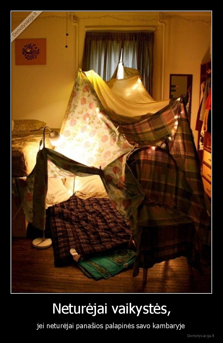 vaikyste,palapine,kambarys