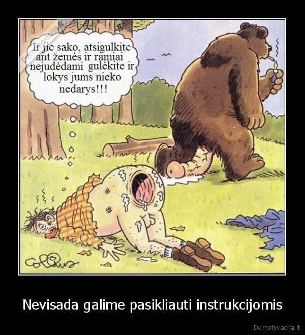 Nevisada galime pasikliauti instrukcijomis