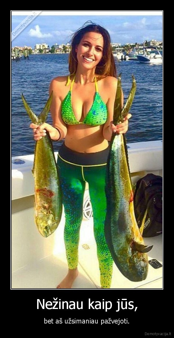 zvejyba,mergina,zuvys