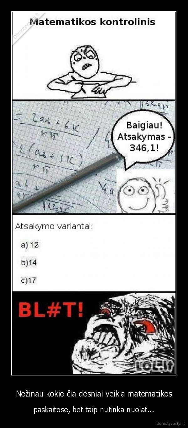 kontrolinis, darbas, atsakymas, ne, toks