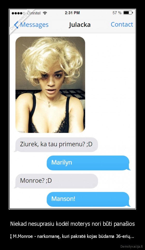 marilyn, monroe, antrininke,juokinga, sms