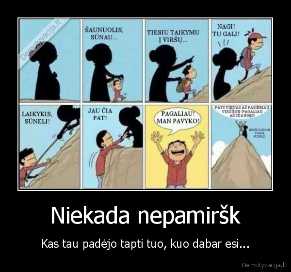 tevai,kopimas, karjeros, laiptais,uzaugo, vaikai