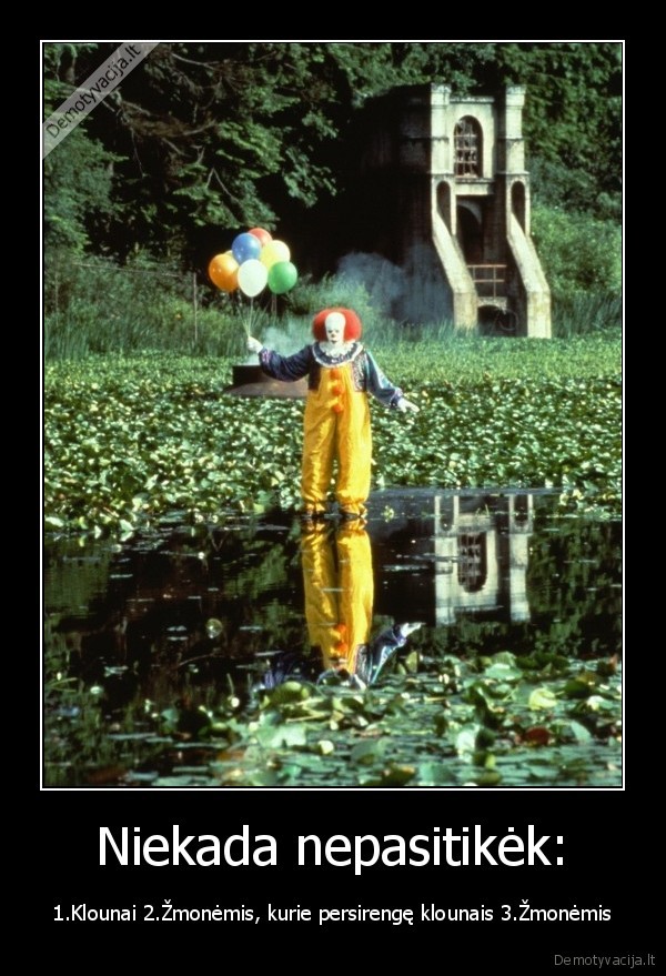 klounai,zmones,pasitikejimas