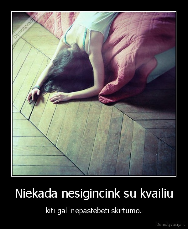 Niekada nesigincink su kvailiu