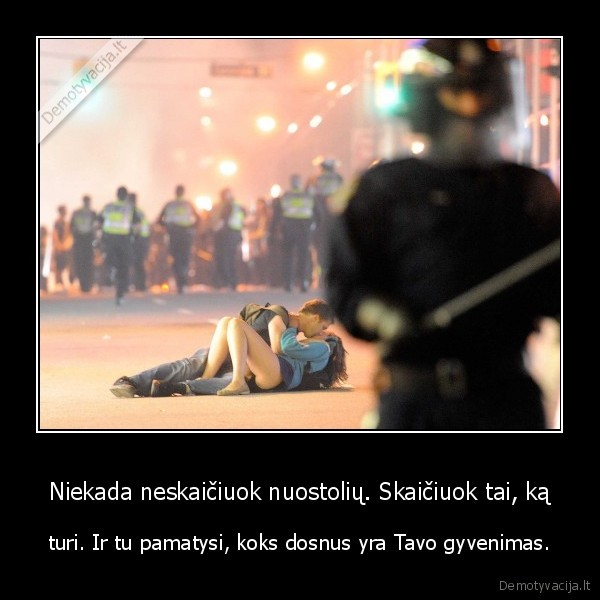 Niekada neskaičiuok nuostolių. Skaičiuok tai, ką