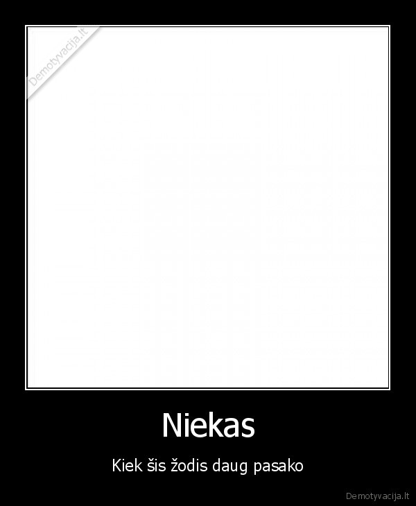 niekas