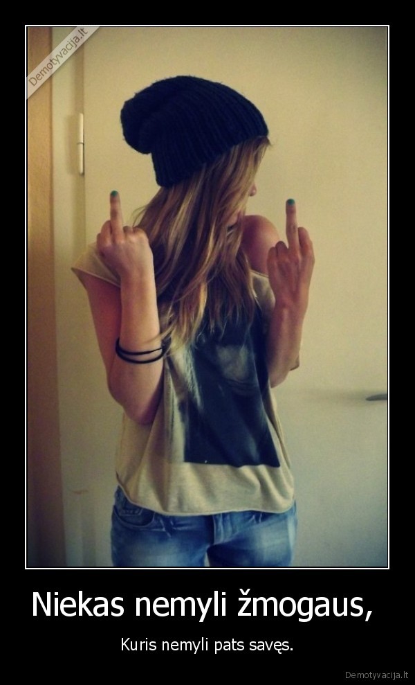 Niekas nemyli žmogaus, 