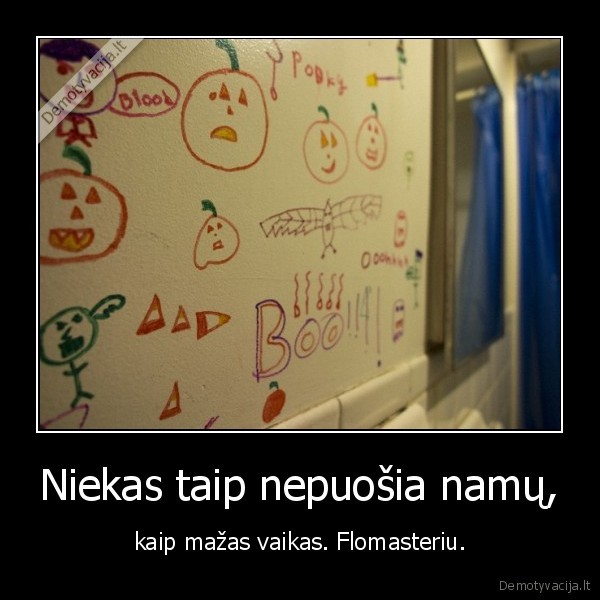 Niekas taip nepuošia namų,