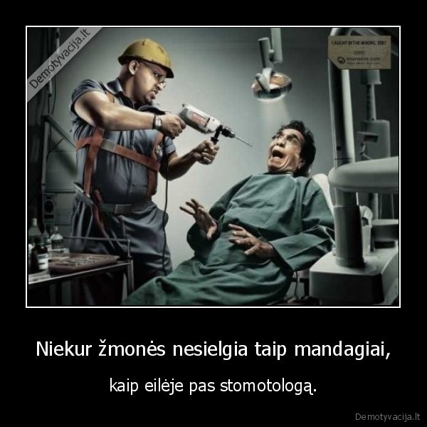 Niekur žmonės nesielgia taip mandagiai,