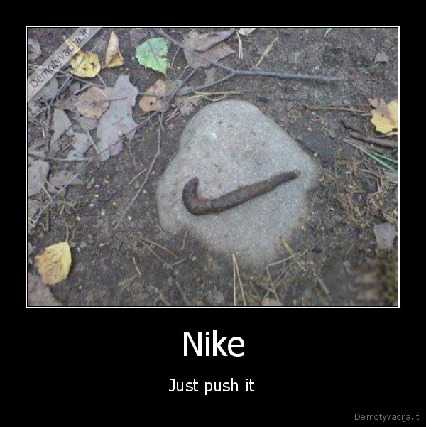 nike, sukis, reklama, push, it